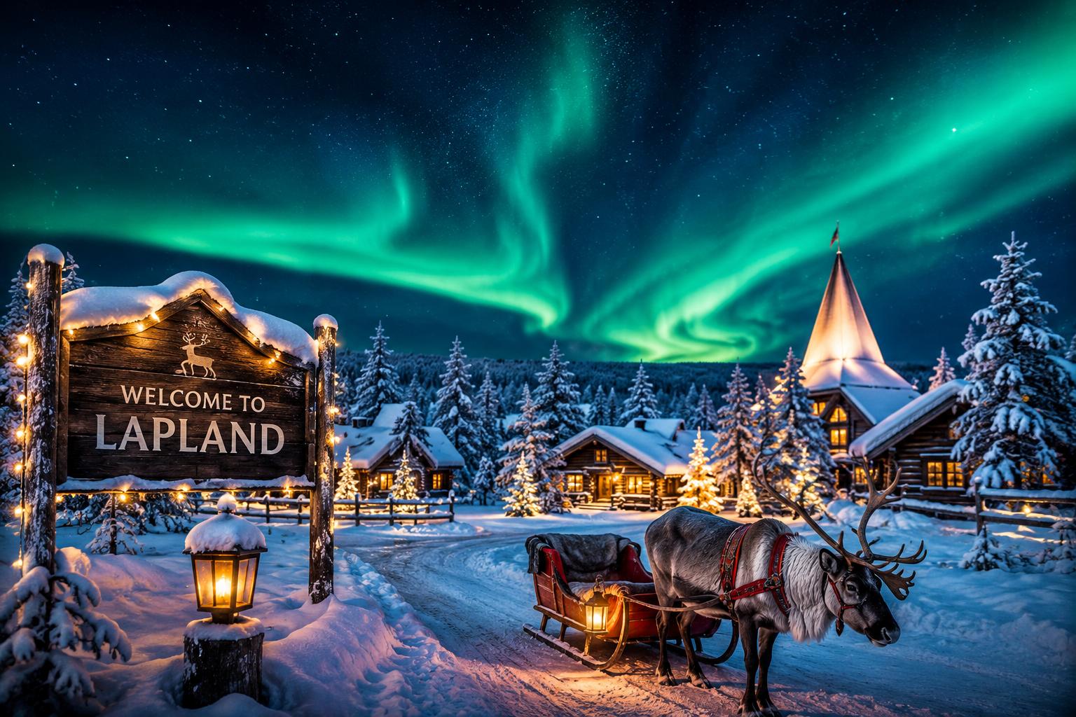 LAPLAND; NOEL BABANIN EVİ VE BUZKIRAN GEMİSİ (2)